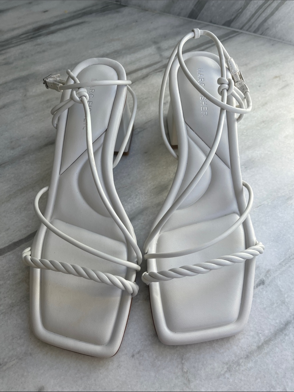 Marc Fisher Strappy Square-Toe Women's Sandals NWOT